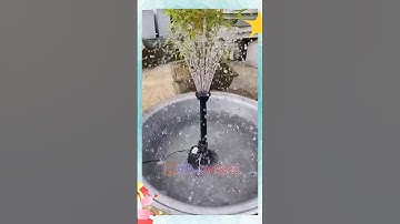 bơm đài phun nước mini 3 chế độ sân vườn chậu lu cảnh #daiphunnuoc #chaucanh #lucanh