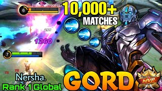 Face! Your Judgement! Gord 10,000+ Matches! - Top 1 Global Gord by Nersha. - Mobile Legends