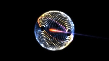 Sphere of Glowing Particles • Free Infinite Loop Motion Graphics