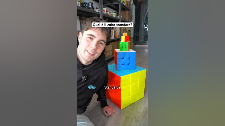 Qual è il cubo standard? 🧐 #cubodirubik