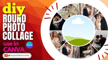 DIY Ronde Fotocollage Canva Frame Tutorial - Gemakkelijk te volgen stap voor stap