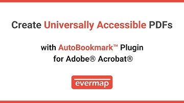 How to Make PDF Links Universally Accessible in Adobe Acrobat | AutoBookmark Tutorial