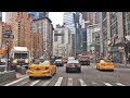 Driving Downtown - Broadway 4K - New York City USA