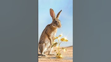a rabbit saved a Grape plant for drying: out by watering it 😭 #rabbit #water #plants