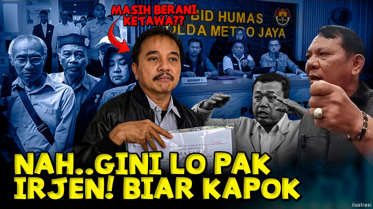 CUMA BISA NYENGIR🤭👉HUKUMAN ROY SURYO DIPAPARKAN⁉️NUSRON KASIH DALIL. AKHIR DRAMA IJAZAH JOKOWI?