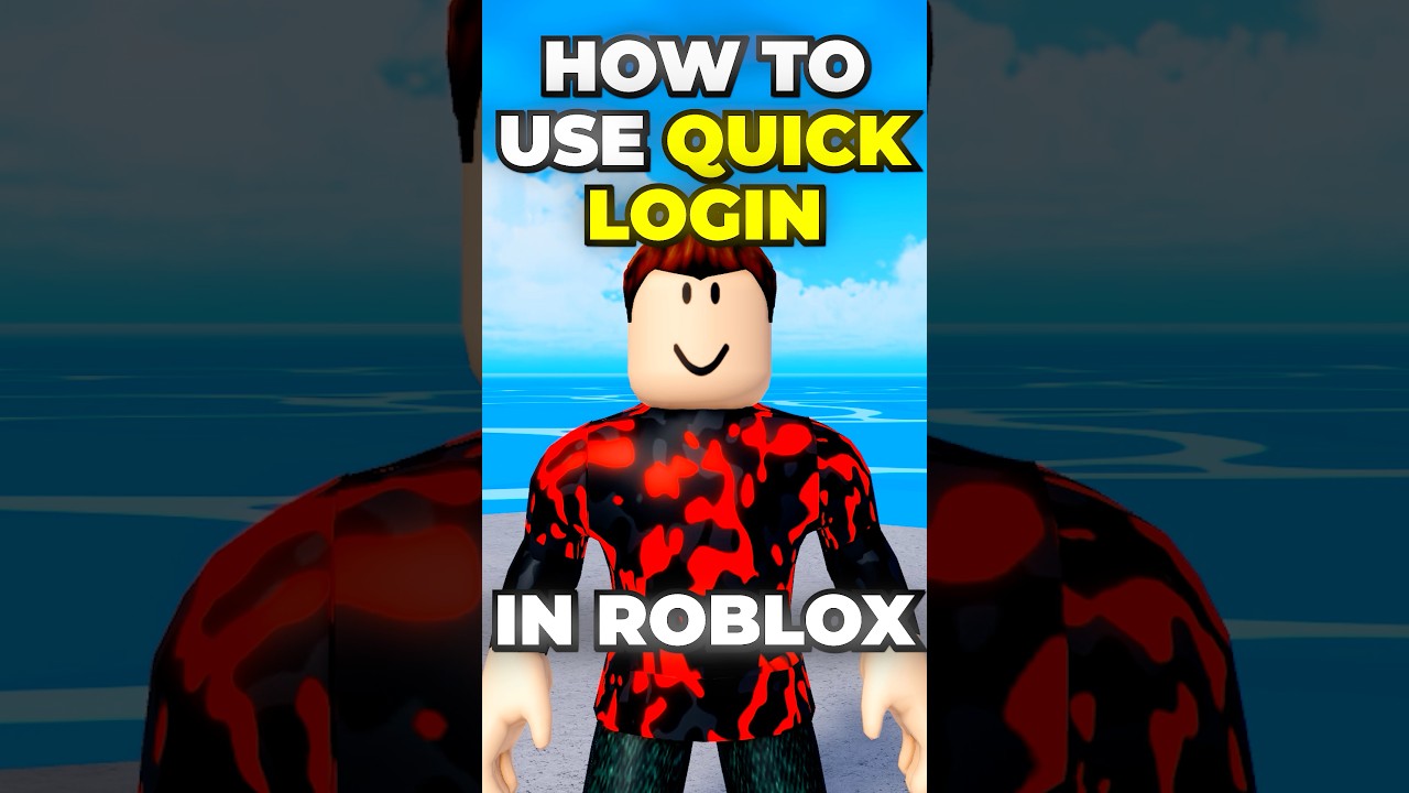 How To Use Quick Login In Roblox Quick Sign In YouTube 
