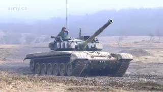 Ačr 73. Tankový Prapor Přáslavice Cvičil Střelbu Na Vzdálený Objekt Ve Vojenském Prostoru Libavá