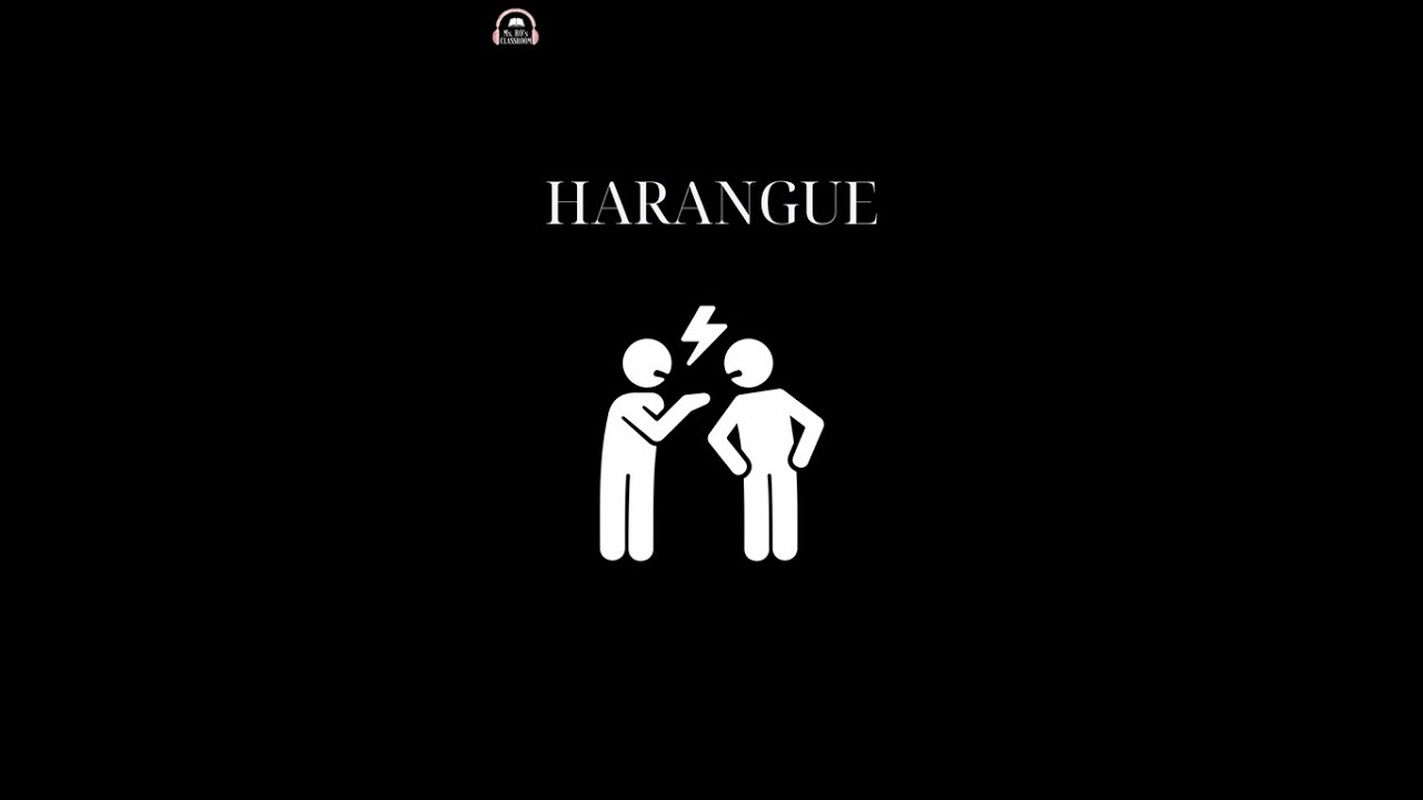 Another Word For VERBAL ATTACK HARANGUE shorts YouTube