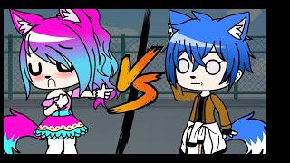 Asma VS Louay Sama / rap battle fnf in gacha!