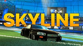 NISSAN SKYLINE Freestyling in Rocket League...