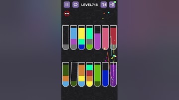 water_level_718 #watersortpuzzle #puzzle #game #sortpuzzle #color