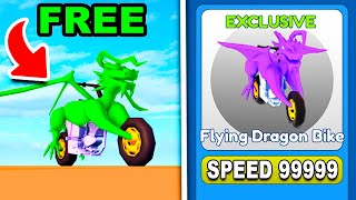 How I Got The FASTEST Bike For FREE In Obby But You're On a Bike In Roblox...