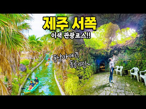 [제주도여행] 제주도 서쪽 여행ㅣ이색 데이트 관광코스!! - 비체올린 한림공원 능소화축제 수국축제 제주도 카약 제주여행 쌍용굴 협재굴