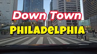 Driving downtown Philadelphia 