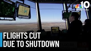 FAA cutting flights at dozens of airports, including Logan