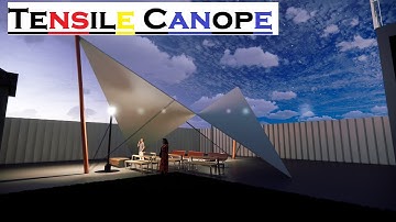Tensile Canope in Revit