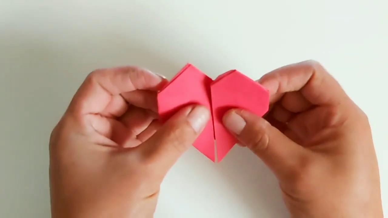 ORIGAMI Corazón con MENSAJE para San VALENTIN YouTube
