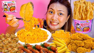 Mukbang Samyang Keju Super Meleleh Kfc Sosis I Super Creamy Crunchy Asmr