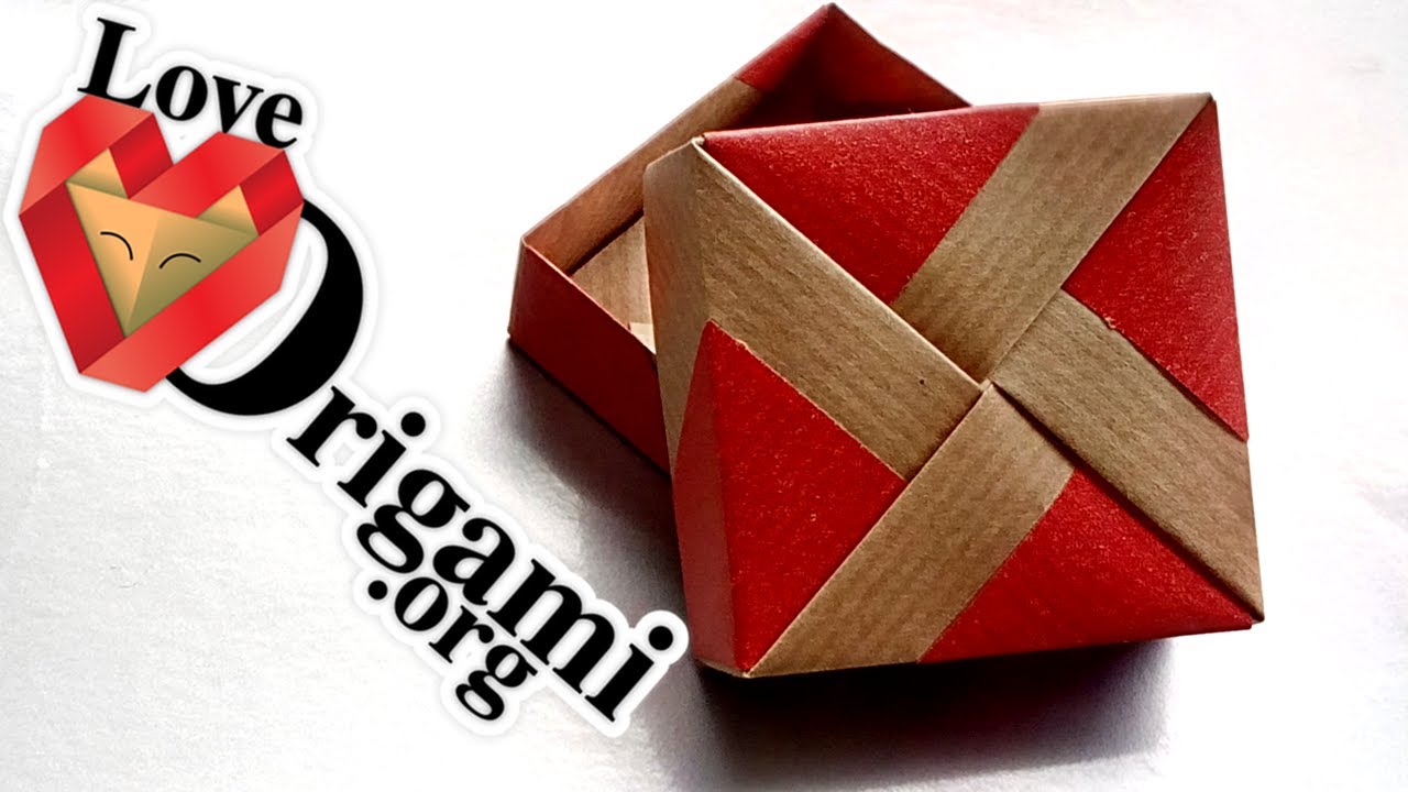 Square Origami Box (Origami Gift Box) YouTube