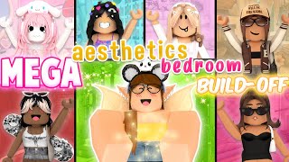 MEGA Aesthetics Bedroom Build-Off CHALLENGE! Panda V.s. 6 FANS! screenshot 5