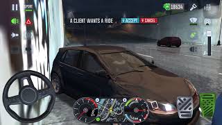 DRIVING VW SPORTS CAR IN LOS ANGELES   Taxi Simulator 2020 - City Car Driving - Android IOS Gameplay screenshot 4