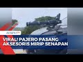 VIRAL Mirip Senapan Mesin Terpasang di Pajero, Ternyata Hanya Aksesoris