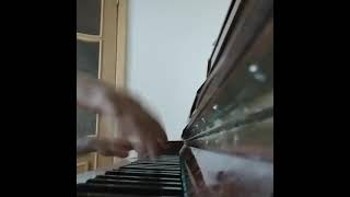 Отрабатываю мой этюд "Черная усадьба"/I am practising my own piano etude "Black Manor"