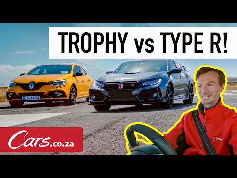 Drag race! Honda Civic Type R vs Renault Megane RS 300 Trophy (one of our closest ever!)