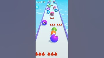 Ball Run 2048 All Levels Walkthrough Android  ios #16 Gameplay #short #shorts #youtube #3dgame #mod