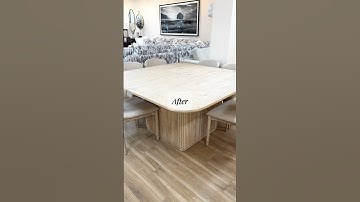 Square Fluted Table Has Arrived!