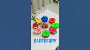 Learn Color & Fruits Sorting Game for Toddlers #kidseducationvideo