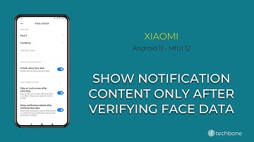 Show Notification content only after verifying Face data - Xiaomi [Android 11 - MIUI 12]