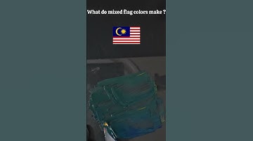 What do mixed flag colors make? #satisfying #asmr #satisfyingasmr #oddlysatisfyingasmr #colormixing