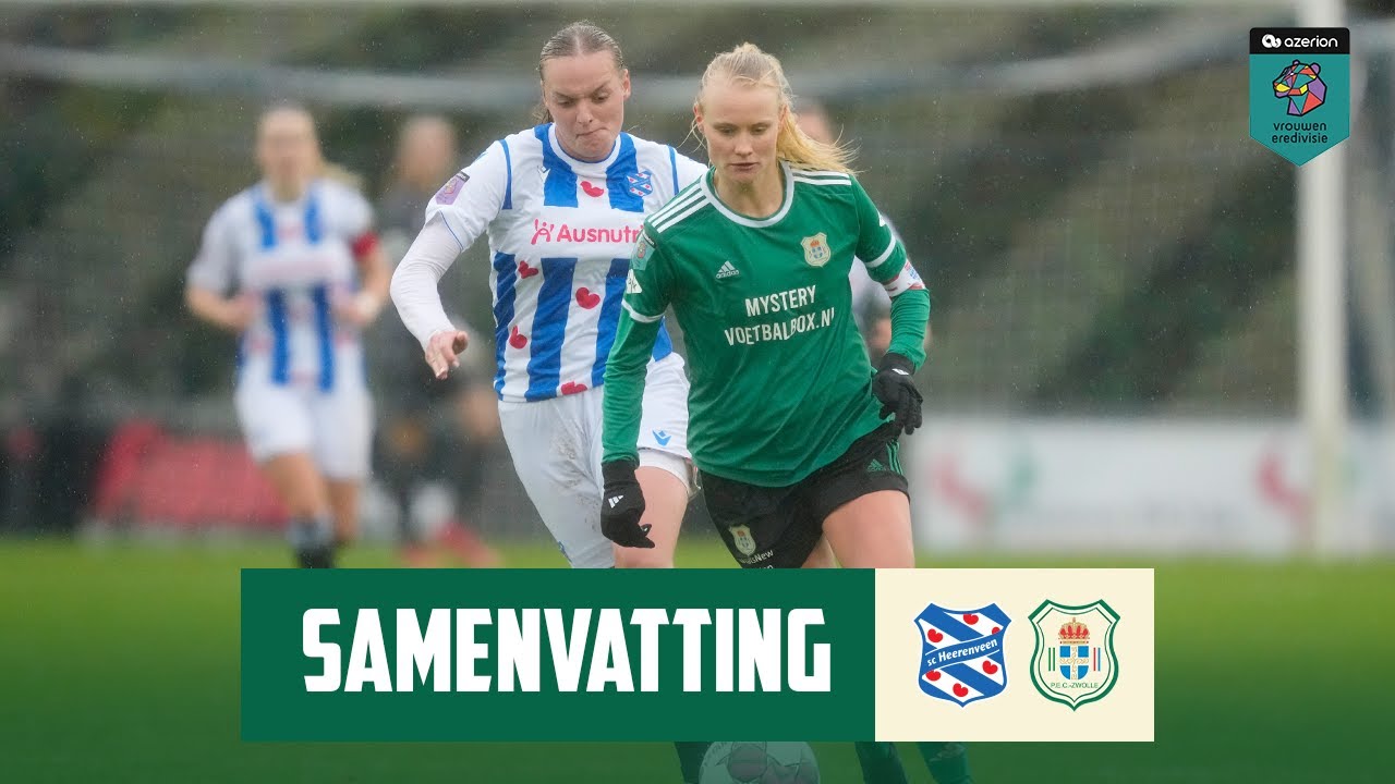 Samenvatting sc Heerenveen Vrouwen PEC Zwolle Vrouwen Vrouwen Eredivisie YouTube Samenvatting sc Heerenveen Vrouwen PEC Zwolle Vrouwen Vrouwen Eredivisie YouTube