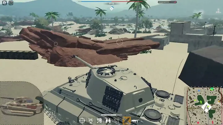 using the tiger 2 H in cursed tank simulator