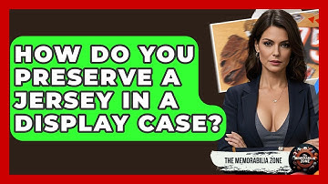 How Do You Preserve A Jersey In A Display Case? - The Memorabilia Zone