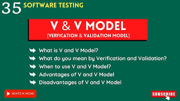 QA manual testing tutorial for beginners | v model in software testing | v and v model in SDLC