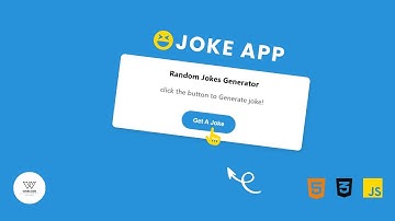Build a Random Joke Generator | HTML CSS JavaScript Tutorial (Beginner Friendly)
