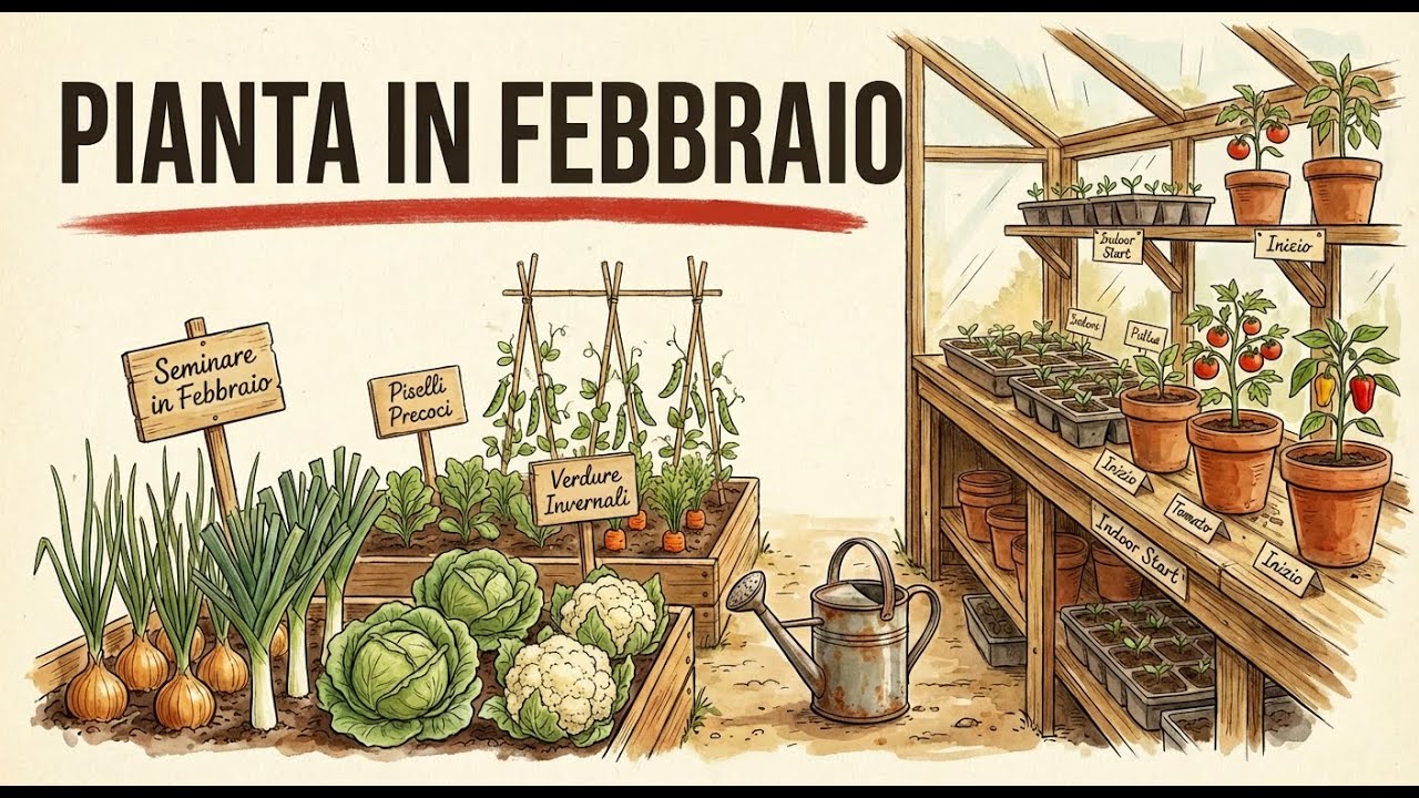 18 Colture Da Piantare A Febbraio Per Vivere Dell’Orto Tutto L’Anno