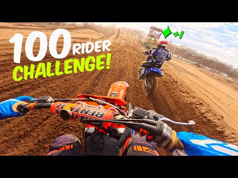Can I Pass 100 RIDERS in One Moto?? *100 Rider Challenge: Attempt 2*