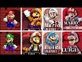 Evolution Of All Characters & Costumes/Skins In Super Smash Bros (1999-2016)