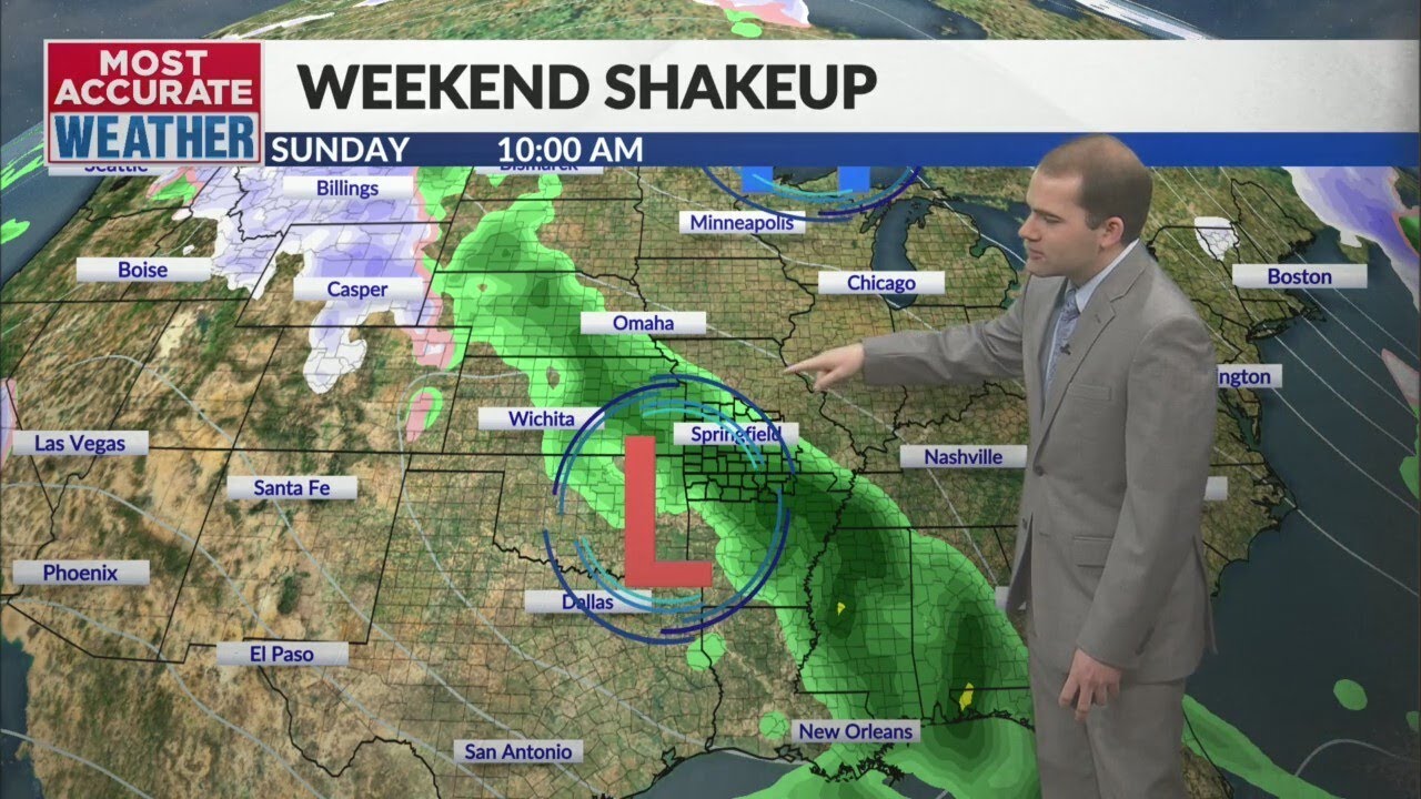 60s and sunshine before rain arrives this weekend - YouTube
