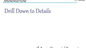 Adagio Financial Reporter - Drill Down