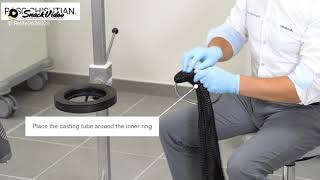 below knee Prosthesis.cast with silicone liner.(1)