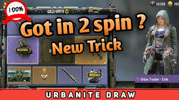 *NEW* URBANITE DRAW TRICK? | ONLY 2 SPIN LUCKY DRAW? | COD MOBILE URBANITE LUCKY DRAW