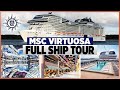 Msc cruises  msc virtuosa full ship tour 2023