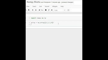 How to Create Array in Numpy in Hindi