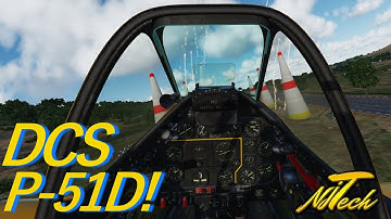 DCS P-51D RACE!! Startup | Taxi | Takeoff | Land | Tutorial!