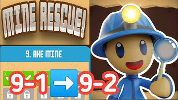 mine rescue all level 9 (9-1 to 9-2) gameplay solution android ios game