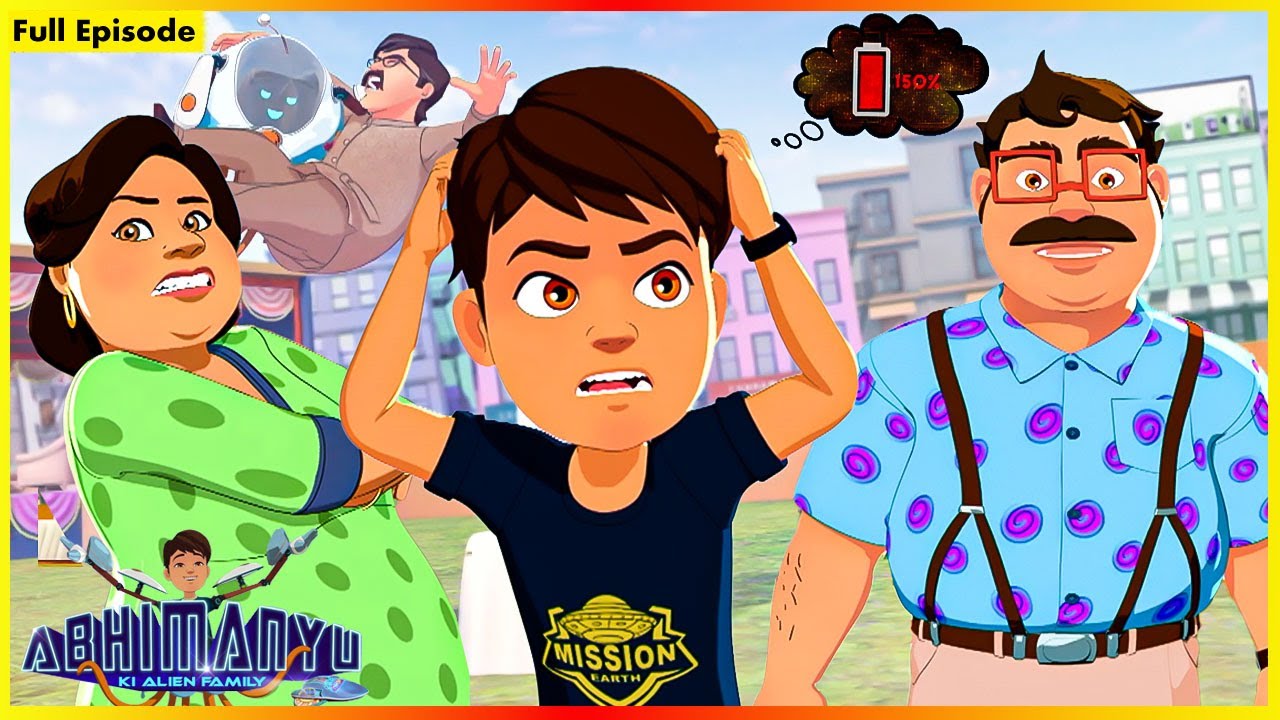Abhimanyu Alien Family | Abhimanyu Supercharged | Full Episode 15 - YouTube